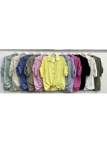 Bluzki damskie  wloskie, size uni, paczka 6szt, mix kolor