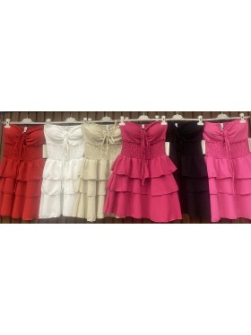 Sukienki damskie  wloskie, size uni, paczka 6szt, mix kolor