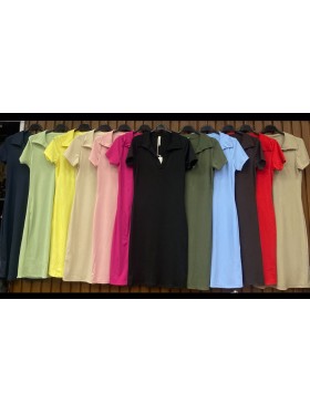 Sukienki damskie  wloskie, size uni, paczka 6szt, mix kolor