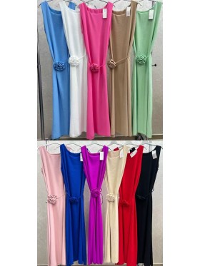 Sukienki damskie  wloskie, size uni, paczka 6szt, mix kolor