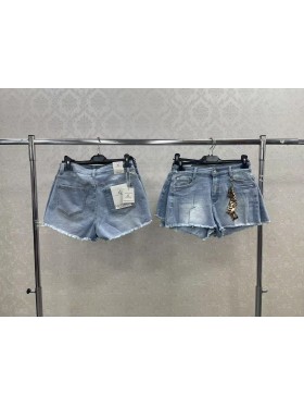 Spodenki jeansowe  damskie  wloskie, size s-m, paczka 6szt, 1kolor