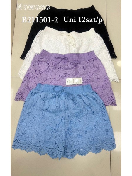 Spodenki damskie , size uni, paczka 12szt, mix kolor