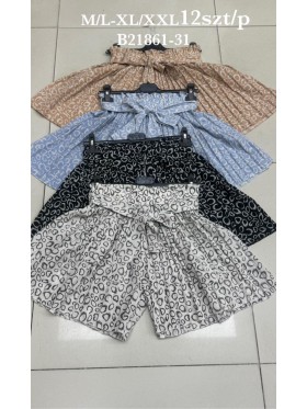 Spodenki damskie , size m-2xl, paczka 12szt, mix kolor
