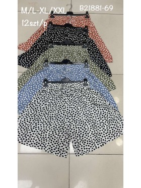 Spodenki damskie , size m-2xl, paczka 12szt, mix kolor