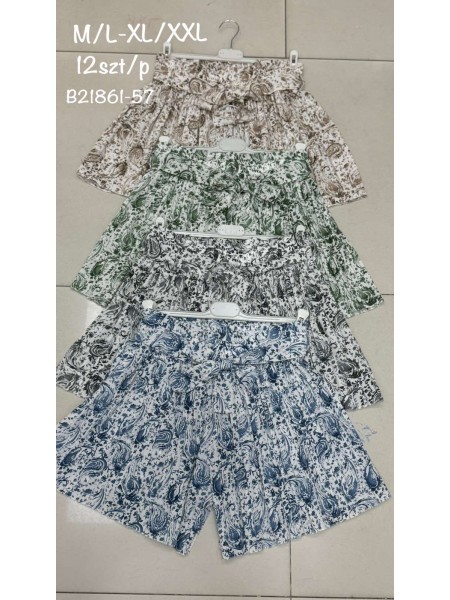 Spodenki damskie , size m-2xl, paczka 12szt, mix kolor