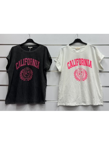 Bluzki damskie wloskie, size uni, paczka 6szt, mix kolor