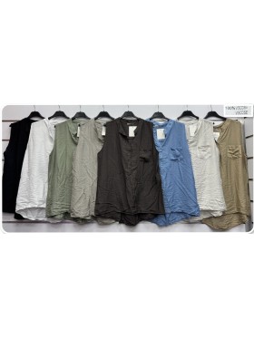 Bluzki damskie wloskie, size uni, paczka 6szt, mix kolor