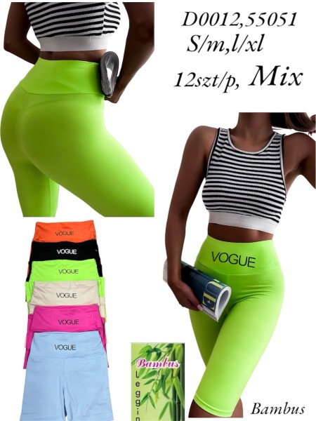 Legginsy damskie , size s-xl, paczka 12szt,mix kolor