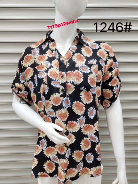 Koszule damskie , size s-xl ,paczka 12szt, mix kolor