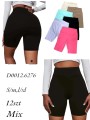 Legginsy damskie , size s-xl, paczka 12szt,mix kolor