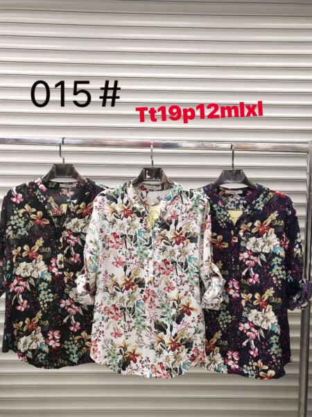 Koszule damskie , size s-xl ,paczka 12szt, mix kolor