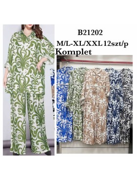 Komplety damskie , size m-2xl, paczka 12szt, mix kolor