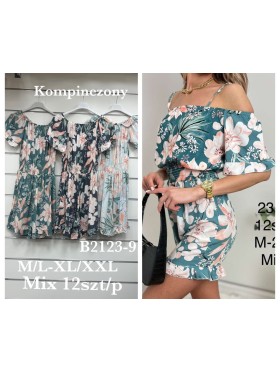 Kombinezony damskie , size m-2xl, paczka 12szt, mix kolor