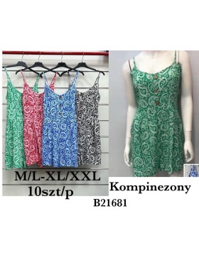 Kombinezony damskie , size m-2xl, paczka 12szt, mix kolor