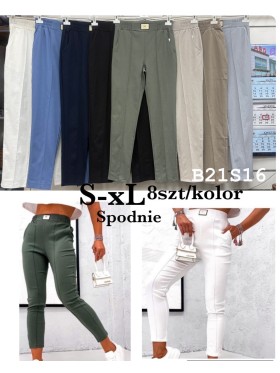 Spodnie damskie , size s-xl, paczka 8szt, 1 kolor