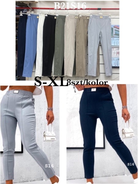 Spodnie damskie , size s-xl, paczka 8szt, 1 kolor