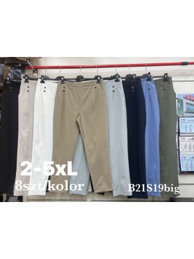 Spodnie damskie , size 2-5xl, paczka 8szt, 1 kolor