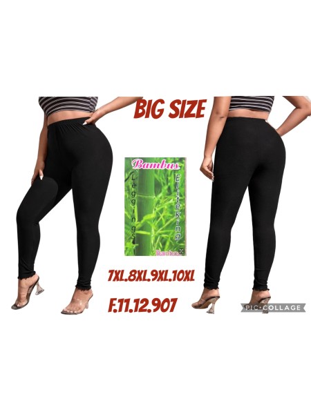 Legginsy damskie , size 7-10xl, paczka 12szt,1 kolor