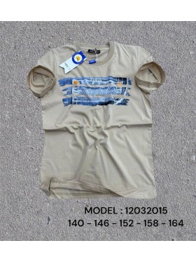 Bluzka dzieciece 100% bawełna 140-164, paczka 5szt, 1 kolor