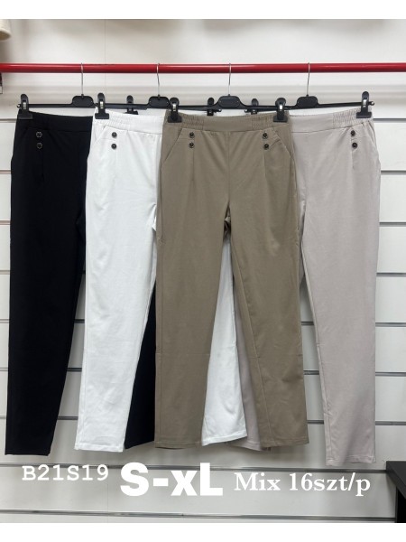Spodnie damskie , size s-xl, paczka 16szt, mix kolor