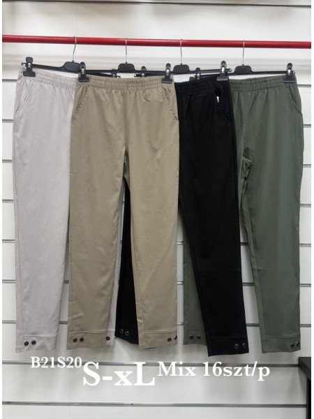 Spodnie damskie , size s-xl, paczka 16szt, mix kolor