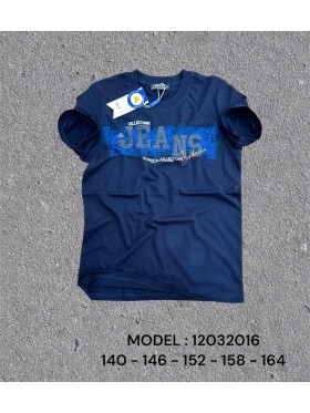Bluzka dzieciece 100% bawełna 140-164, paczka 5szt, 1 kolor