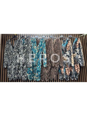 Sukienki damskie wloskie, size uni, paczka 6szt, mix kolor