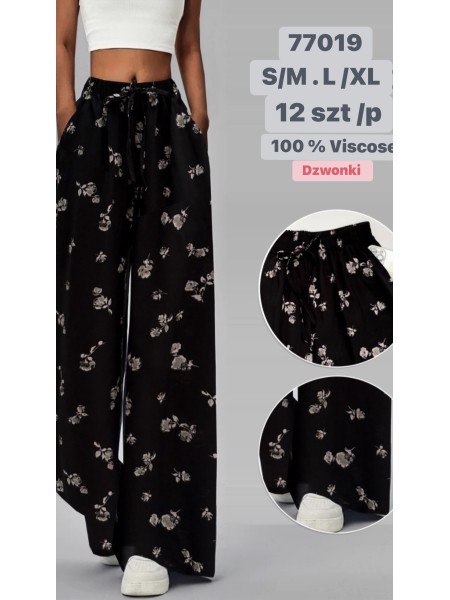 Spodnie damskie , size s-xl, paczka 12szt,mix kolor