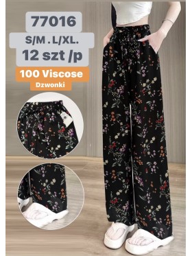 Spodnie damskie , size s-xl, paczka 12szt,mix kolor