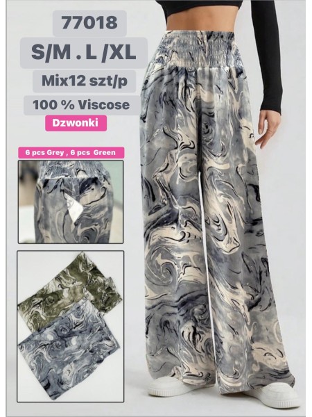 Spodnie damskie , size s-xl, paczka 12szt,mix kolor