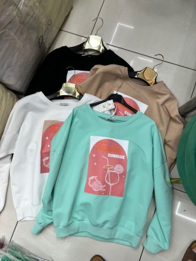 Bluzy damskie Tureckie, size UNI, paczka 10szt,MIX kolor