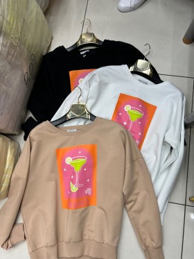 Bluzy damskie Tureckie, size UNI, paczka 10szt,MIX kolor