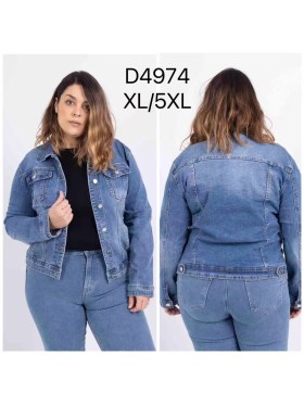 Kurtki Jeansowe damskie , size xl-5XL, paczka 10szt,