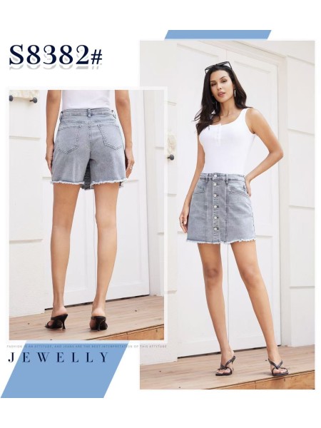Spódnica krótka jeansowa damska , size XS-XL, paczka 10szt,