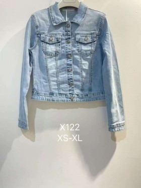 Kurtki Jeansowe damskie , size xs-XL, paczka 10szt,