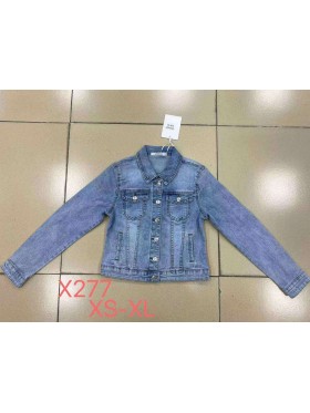 Kurtki Jeansowe damskie , size xs-XL, paczka 10szt,