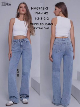 Jeansy damskie , size 34-42, paczka 10szt,