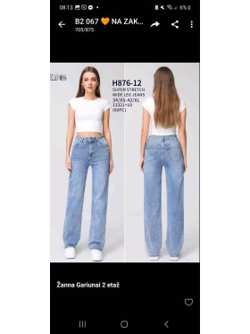 Jeansy damskie , size 34-42, paczka 10szt,