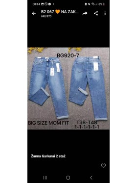 Jeansy damskie , size 38-48, paczka 12szt,