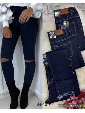 Jeansy damskie , size 34-42, paczka 10szt,1 kolor