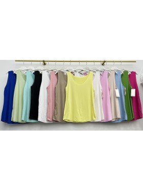 Bluzki damskie Włoskie  ,size uni,paczka 6szt ,mix kolor
