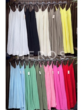 Sukienki damskie wloskie, size uni, paczka 6szt, mix kolor