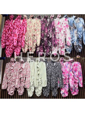 Sukienki damskie wloskie, size uni, paczka 6szt, mix kolor