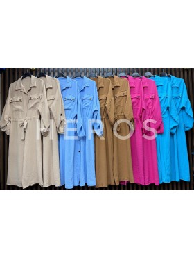 Sukienki damskie wloskie, size uni, paczka 6szt, mix kolor