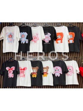 Bluzki damskie wloskie, size uni, paczka 6szt, mix kolor