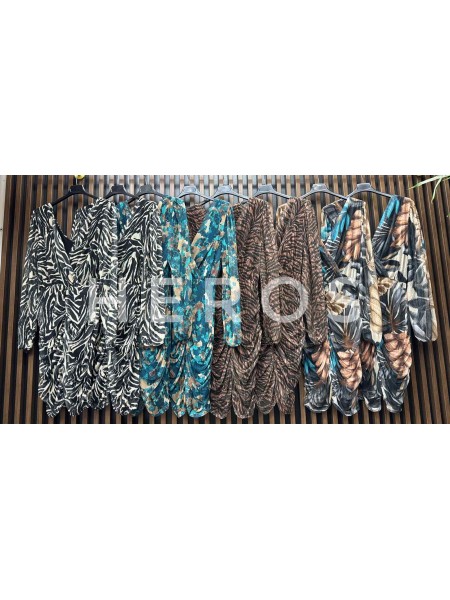 Sukienki damskie wloskie, size uni, paczka 6szt, mix kolor