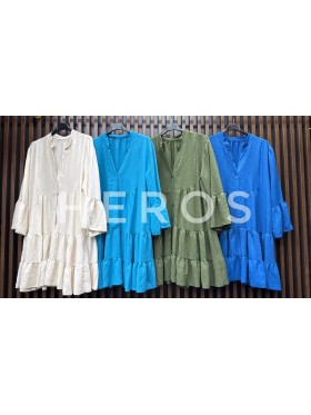 Sukienki damskie wloskie, size uni, paczka 6szt, mix kolor