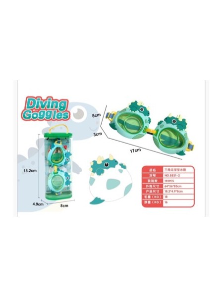 ZABAWKI DIVING GOGGLES. 12SZT / PACZKA, KOLOR JAK NA ZDZIĘCIU