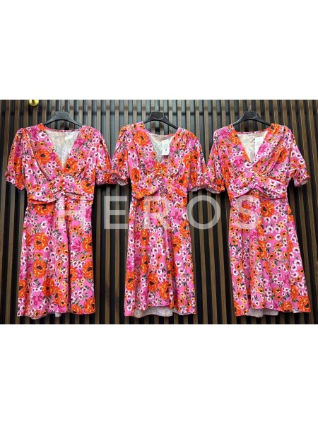 Sukienki damskie wloskie, size uni, paczka 6szt, mix kolor
