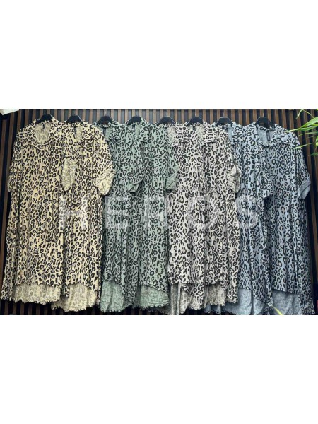Sukienki damskie wloskie, size uni, paczka 6szt, mix kolor